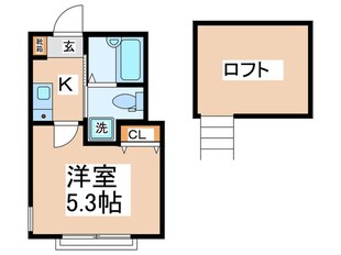 モンステラ妙蓮寺Bの物件間取画像